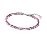 PANDORA Pulsera de tenis para mujer rosa plata 591469C04