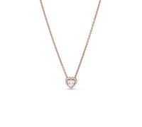 PANDORA Collar Collier de Corazón Brillante 388425C01-45 Rose