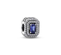PANDORA Charm Timeless 792385C01 Rectángulo azul