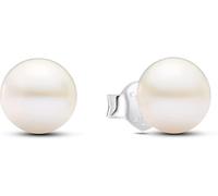 Pandora Timeless Joyería de plata de ley con perla blanca cultivada de agua dulce tratada y circonitas cúbicas transparentes