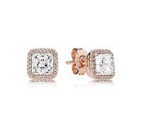 Pendientes Botón Pandora 280591CZ Mujer Elegancia Atemporal Rose