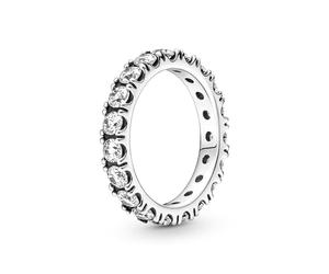 PANDORA Timeless Women's Sterling Silver Sparkling Row Eternity Ring