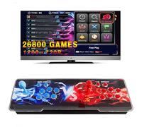 Pandora's Box Arcade - Consola de juegos retro para PC, proyector y TV, 2-4 jugadores, 1280 x 720, juegos 3D, buscar/ocultar/guardar/cargar/pausar juegos, lista de favoritos (10000 en 1 con WlFl)