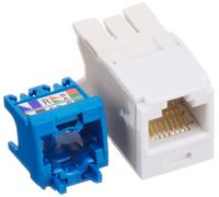 Panduit CJ6 X 88tgwh category-6 a 8-Wire tg-style módulo de Jack, color blanco