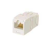 Panduit CJ688TGIW-24 - Conector (RJ-45, Blanco, Acrilonitrilo butadieno estireno (ABS), Policarbonato, -10-65 °C, -40-70 °C)