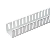 Panduit G1X4WH6 canaleta para - Cable (Bandeja portacables recta, PVC, Blanco, 50 °C, CE, CSA, 32 mm)