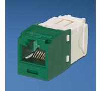 Panduit MINI-COM TX6 Plus giga-channel CAT6 Jack, verde, caja de 50 cj688tggr