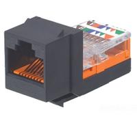 Panduit UTP keystone RJ45 Negro adaptador de cable - Adaptador para cable (RJ-45, Negro)