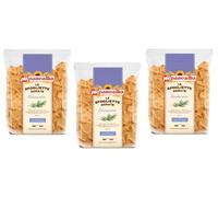 Panealba Le Sfogliette Dorate al Rosmarino - Snack al horno con grano de sal y romero, 180 g