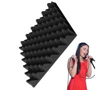 Panel Absorbente Acústico | Espuma Fonoabsorbente para Paneles,Adhesivo De Alta Densidad Resistente Al Fuego Espuma Aislante Acústica En Cuña Para Estudio De Grabación Y Apartamento