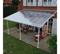 Panel acrílico transparente de 1,82 x 12 m, resistente a los rayos UV, resistente a los impactos, resistente a la intemperie, repuesto para techo de invernadero, fácil de cortar, fuerte y
