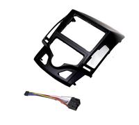 Panel Adaptador Audio Salpicadero Coche Doble DIN con Marco De DVD Aire Acondicionado Y AT/MT 9 Pulgadas para Hyundai I30 2008 2009 2010 2011 POMPOMPUR(Frame AT an Cord)