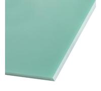 Panel aislante de epoxi, resina FR4, fibra vidrio, color verde, for aislamiento equipos, 10 cm x 20, espesor: 6 mm