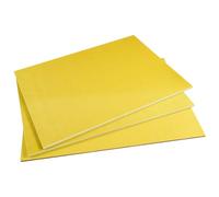 Panel aislante epoxi de 25 cm x 25 cm, lámina aislante eléctrica duradera for uso industrial, fibra de vidrio de grado 3240.(0.5mm 3pcs)