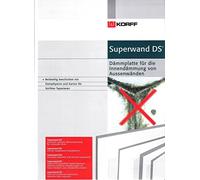 Panel aislante Korff Superwand DS - 20 mm, 5 m²
