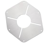 Panel Aislante para Estufa de Camping 310 de Acero Inoxidable Plata | Resistente al Calor, Fácil de Limpiar, Almacenamiento Práctico, Uso Exterior