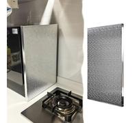 Panel Aislante Térmico Panel Protector Térmico Cocina Refrigerador Estufa, Barrera Térmica Aluminio Hornos Gabinetes Pared, Panel Protector Contra El Calor, Ligero, Barbacoas(60x75cm/24x30in)