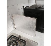 Panel Aislante Térmico Placa Protección Térmica Horno, Refrigerador y Armario Cocina - Panel Protector Barrera Termico Magnético/Adhesivo/Soporte, Placa Aislamiento Aluminio(55x120cm/22x48in)