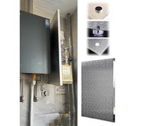 Panel Aislante Térmico Protector Térmico Muebles Fijación Magnética/Adhesiva/Soporte, Protector Aluminio Frigorífico Contra Calor Cocina/Horno, 20 40 50 60 80 90 100 120cm(25x35cm/10x14in)