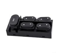 Panel Botones Ventana ABS Negro para mustang GT 94-04 Panel Botones | Reemplazo directo F4ZZ-14529-B, compatible para ford para escort 1997-2002, instalación sin herramientas profesionales
