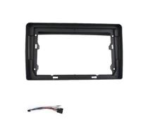 Panel Cable Cuadro Fascia 2din 9 Pulgadas para VW para Bora 2004-2007 Kit Salpicadero Frontal Marco Fachada(Juego Completo de Cables)