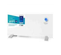 Panel calefactor radiante con wifi orbegozo rew 1500 - 1500w - display digital - control táctil - mando a distancia - soporte