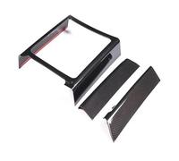 Panel Cambios La Consola Central Para Hummer H2 2003-2007 Panel De Engranajes Control Central Interior Embellecedor Marco Kits Cubierta Decorativa(ABS Carbon Fiber)