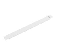Panel ciego Lanberg AK-1401-S 1U 19" metálico gris RAL7035