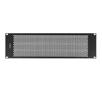 Panel Ciego Perforado Lanberg AK-1413-B 3U 19" Acero Negro RAL9004 con Montaje Frontal