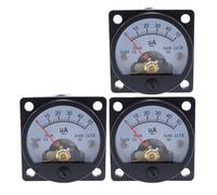 Panel con amperímetro analógico Amperímetro UA Puntero analógico Microamperímetro 30uA50uA100uA200uA300uA500uA1000uA Medidor de corriente Prueba de corriente(500UA)