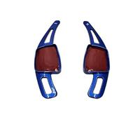 Panel Consola Central Para A3 Para A4 Para A5 S3 S4 S5 Para Q2 Para Q3 Para Q5 Para Q7 TT 2 Unids/lote Volante Deportivo Coche Paletas Cambio Marchas ABS Carbono Interior Accesorios(Blue)
