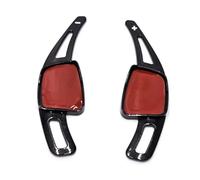 Panel Consola Central Para A3 Para A4 Para A5 S3 S4 S5 Para Q2 Para Q3 Para Q5 Para Q7 TT 2 Unids/lote Volante Deportivo Coche Paletas Cambio Marchas ABS Carbono Interior Accesorios(Pearl Black)