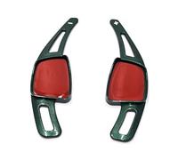 Panel Consola Central Para A3 Para A4 Para A5 S3 S4 S5 Para Q2 Para Q3 Para Q5 Para Q7 TT 2 Unids/lote Volante Deportivo Coche Paletas Cambio Marchas ABS Carbono Interior Accesorios(Pearl Green)