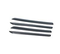 Panel Consola Central Para A3 S3 RS3 14-18 LHD Consola Central Panel Puerta Embellecedor Fibra Carbono ABS Molduras Interiores Cubierta Embellecedores Interior Accesorios(4pcs Car Door)