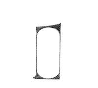 Panel Consola Central Para A4 S4 B7 2005-2008 Pegatina Fibra Carbono Real Control Central Radio CD Panel Puerta Cambio Marchas Decorativos Para Coche Interior Accesorios(Cupholder Frame LHD)