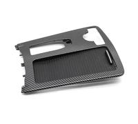 Panel Consola Central para C para Clase E W204 C180 C200 C220 W207 W212 E260 E300 Coche LHD Consola Central Portavasos Cubierta Obturador Cubierta Cambio Panel(Carbon Fiber)