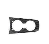 Panel Consola Central Para Chevrolet Para Camaro 2010-2013 2014 2015 ABS Patrón Fibra Carbono Decoración Interior Del Coche Cubierta Accesorios Embellecedores Interior Accesorios(Cup holder)