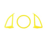 Panel Consola Central Para Chevrolet Para Camaro 2017 2018 2019 2020 2021 2022 2023 2024 Decoración Del Volante Del Coche Cubrir Accesorios Interiores Interior Accesorios(Yellow C)