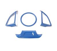 Panel Consola Central Para Chevrolet Para Camaro 2017 2018 2019 2020 2021 2022 2023 2024 Decoración Del Volante Del Coche Cubrir Accesorios Interiores Interior Accesorios(Blue G)