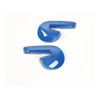 Panel Consola Central Para Ford Para Mustang 2015-2023 Estilo Coche ABS Respaldo Asiento Coche Silla Ajuste Manija Decoración Cubierta Pegatinas Interiores Interior Accesorios(Blue)