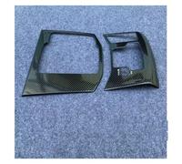 Panel Consola Central Para Mazda Para CX-5 Para CX5 KF 2017-2023 2024 Cubierta Caja Cambios Fibra Carbono Moldura Decoración Embellecedor Marco Interiores Interior Accesorios(RHDCarbon Fiber 2pcs)