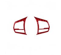 Panel Consola Central Para Toyota GR Para Supra A90 A91 MK5 2019-2024 Panel Botones Volante Coche Fibra Carbono Pegatinas Cubierta Embellecedoras Interiores Interior Accesorios(Red)