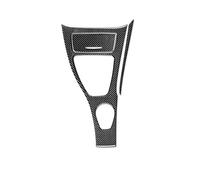 Panel Consola Coche Para 3 Series Para E90 2006 2007 2008 Control Central Gear Shift Cenicero Panel Marco Embellecedor Fibra De Carbono Pegatina Accesorios Coche(Negro,LHD)