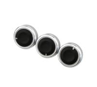 Panel control aire acondicionado Para Para Focus MK2 MK3 Perilla Aire Acondicionado Perilla Del Interruptor De Control Calor Perilla Del Botón(PLATEADO)