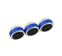 Panel control aire acondicionado Perilla De Aire Acondicionado Perilla De CA Perilla De Botón Del Interruptor De Control De Calefacción Para Para Focus MK2 MK3(AZUL)