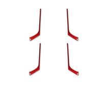 Panel Control Central Coche Para A3 Para S3 Para 8P 2006 2007 Tirador Puerta Fibra Carbono Marco Panel Tira Decorativa Interior Coche(2 Red)