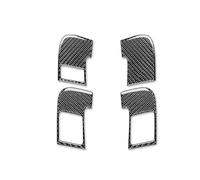 Panel Control Central Coche Para A3 Para S3 Para 8P 2006 2007 Tirador Puerta Fibra Carbono Marco Panel Tira Decorativa Interior Coche(1 B Black LHD)