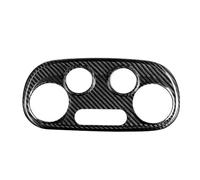 Panel Control Central Coche Para Fiat 500 2008-2023 AC De Fibra Carbono Dura Real