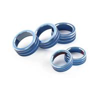 Panel control clima Cubierta Anillo Interruptor Control Clima CA Para Accord 10th 2018 2019 2020 2021 2022(AZUL)