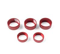 Panel control clima Cubierta Anillo Interruptor Control Clima CA Para Accord 10th 2018 2019 2020 2021 2022(ROJO)